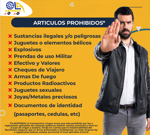 articulos prohibidos